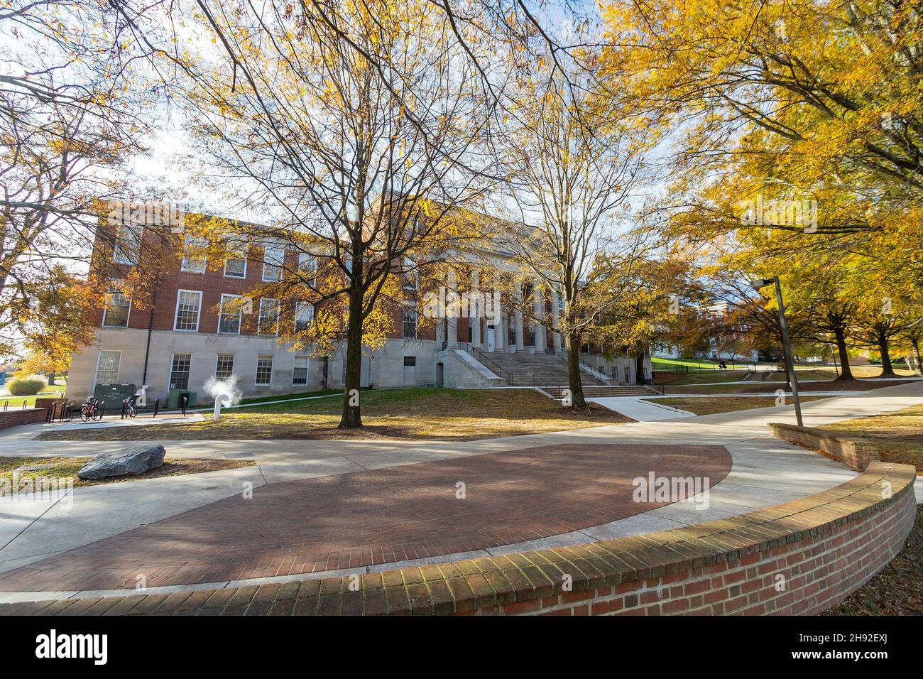 COLLEGE PARK, MD, USA - NOVEMBER 20: Francis Scott Key Hall on November 20, 2021 at the University of Maryland in College Park, Maryland. Stock Photo