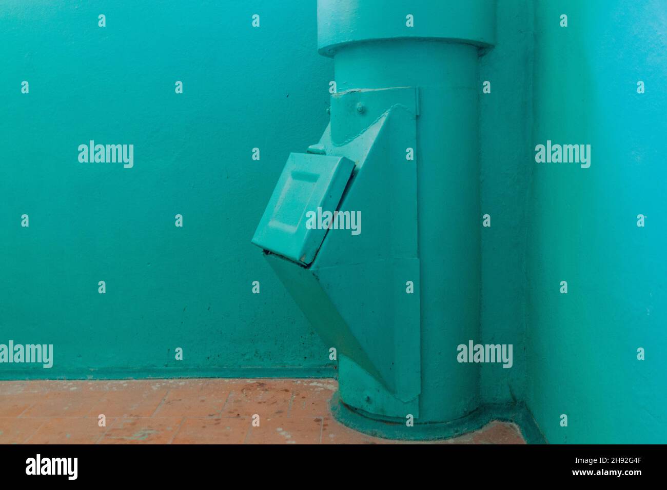 Garbage chute in an apartment building in Minsk, Belarus Stock Photo Alamy