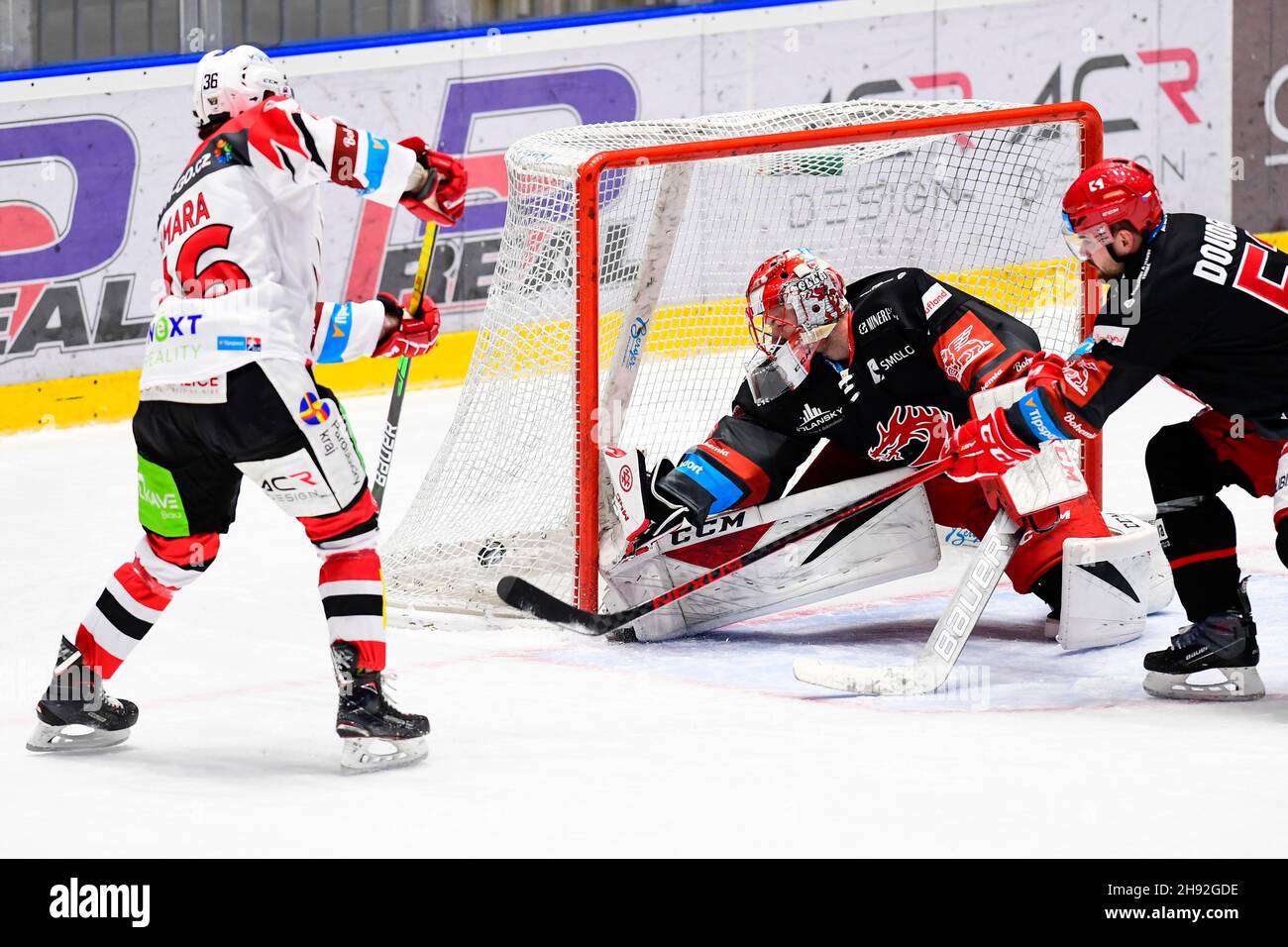 Lukas Doudera, ice hockey, Czech Republic, Five nations tournament, U18  Stock Photo - Alamy