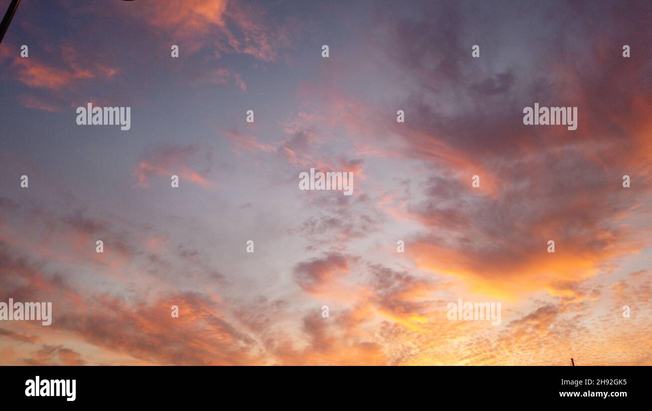 Beautiful images of the sky during its seasons, winter, spring, summer ...