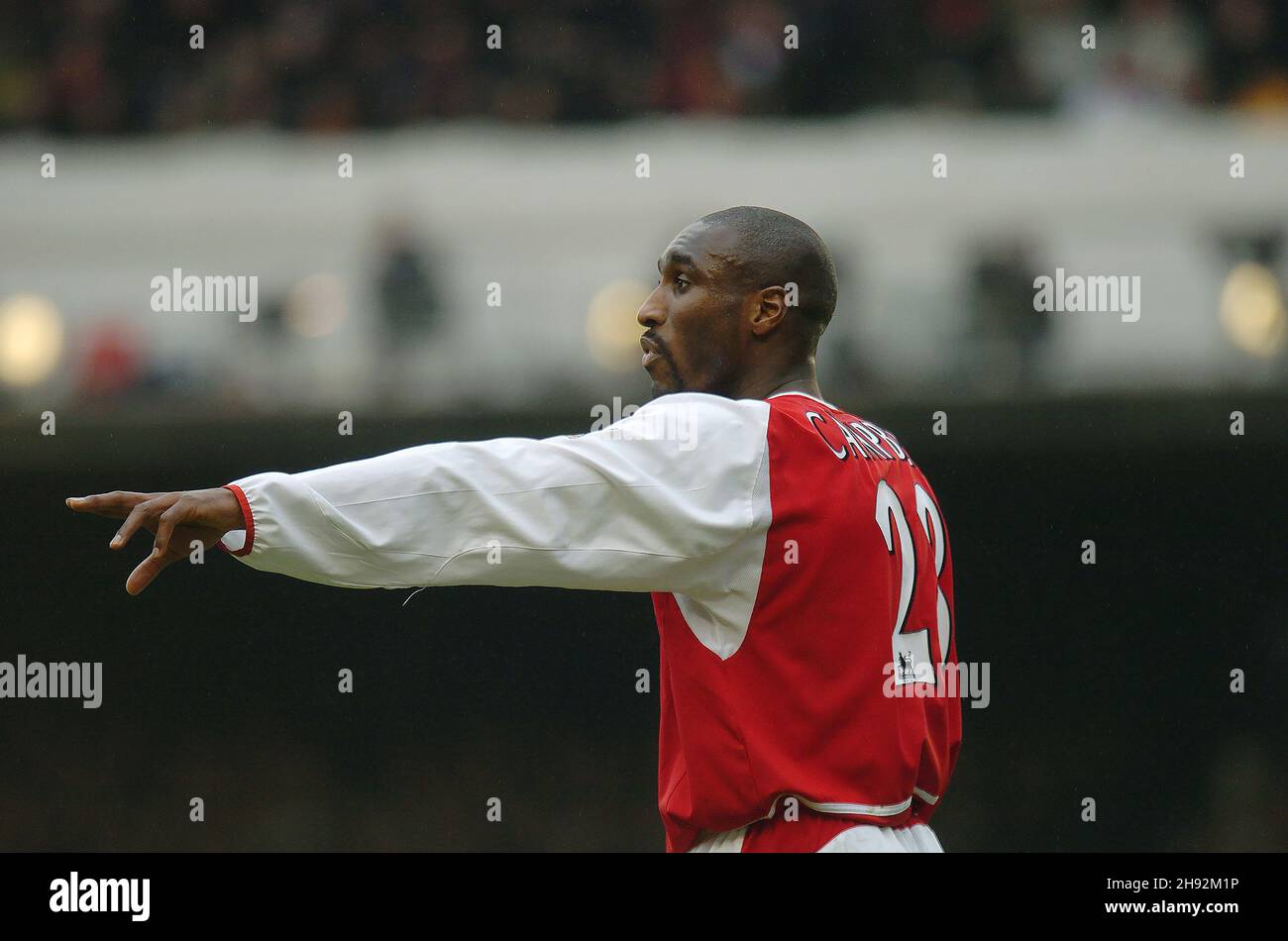 Football action sol campbell hi-res stock photography and images - Alamy