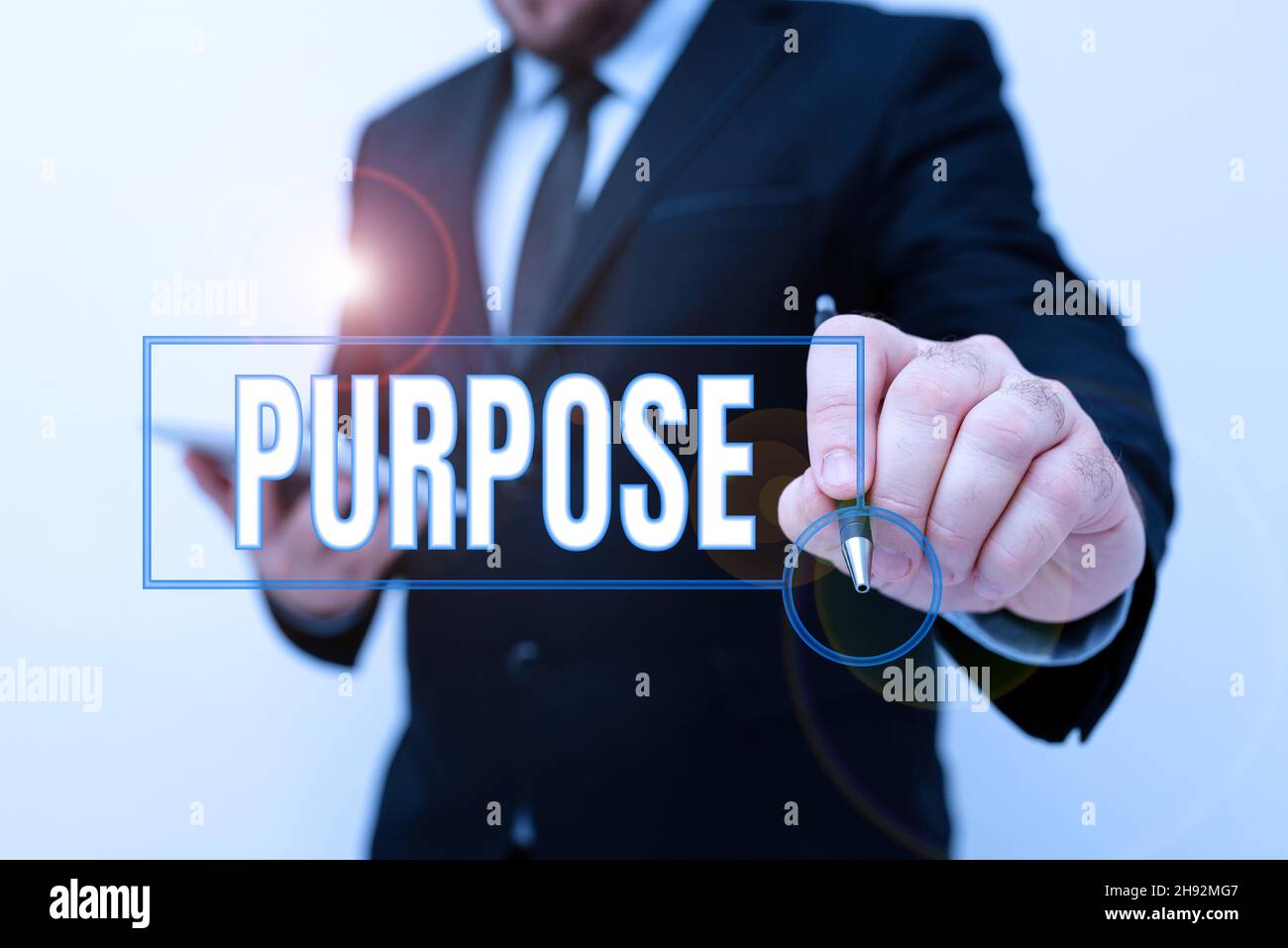 Conceptual caption Purpose. Word Written on The reason for which ...