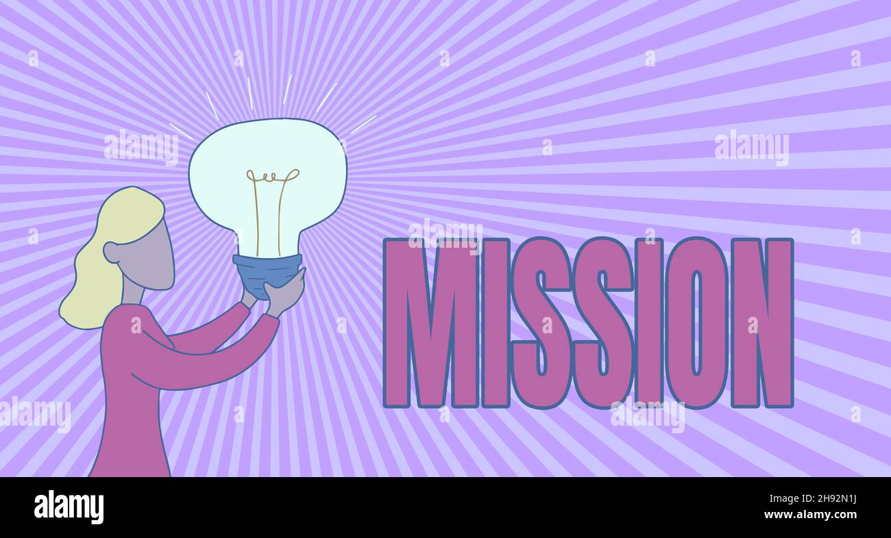 Inspiration showing sign Mission. Business approach Corporate goal ...