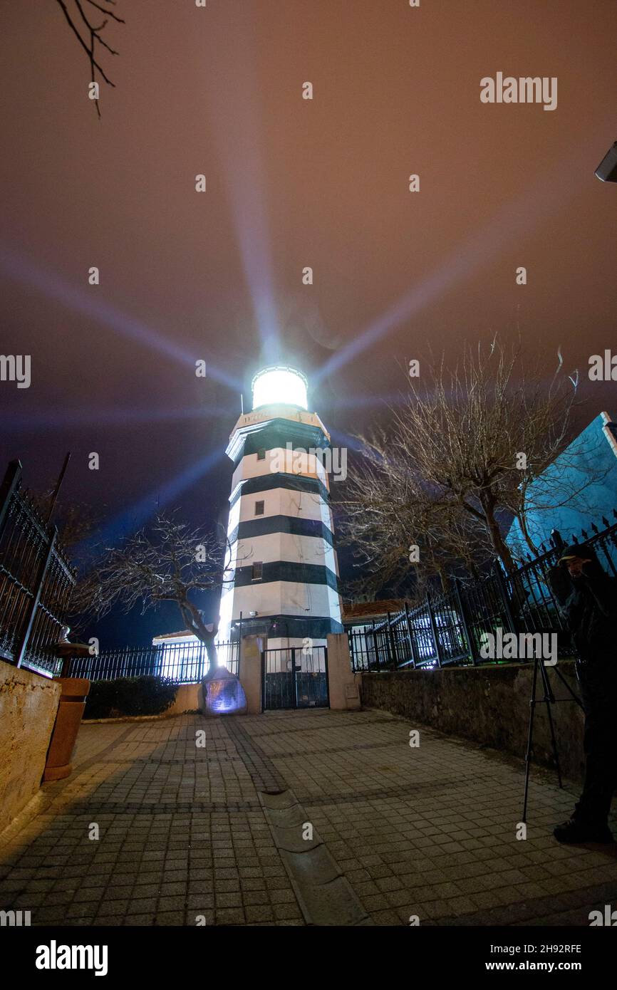 Sile sea lighthouse, istanbul, Turkey Stock Photo