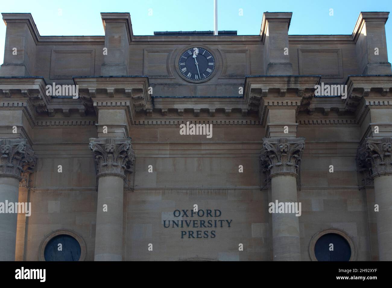 The Oxford University Press building from Walton Street, Oxford England UK Stock Photo