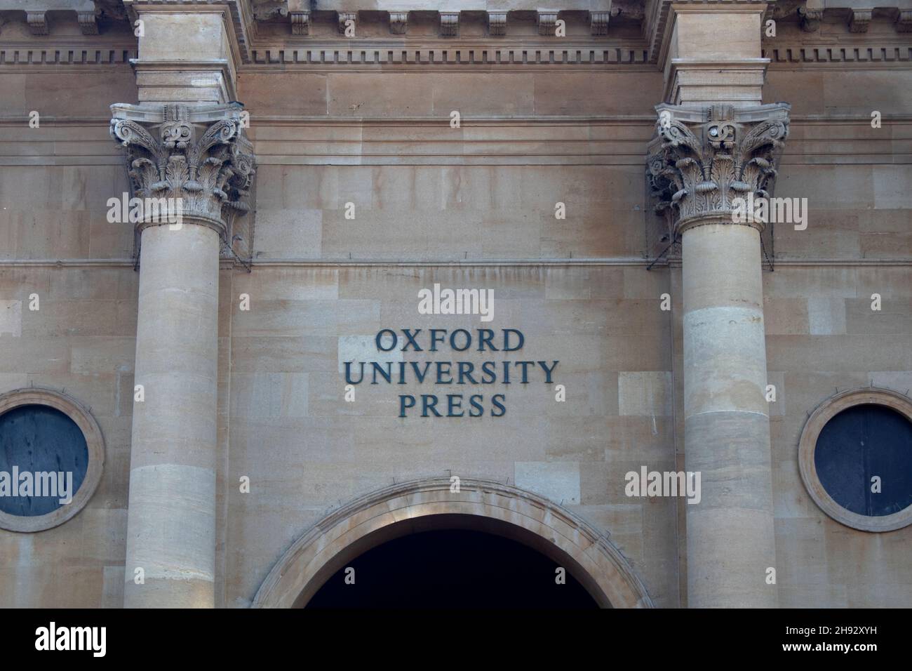 The Oxford University Press building from Walton Street, Oxford England UK Stock Photo