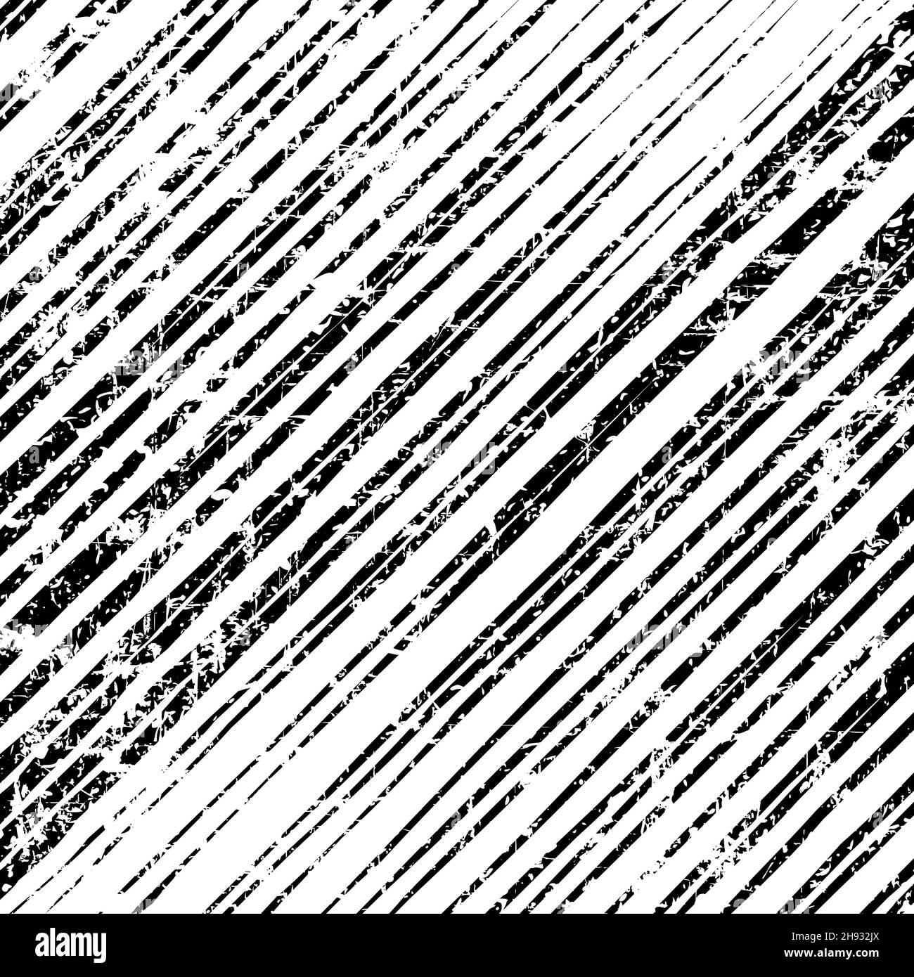 Black grunge abstract vector oblique stripes. Retro grunge pattern. Design element for banner, poster, grungy effect, template and background Stock Vector