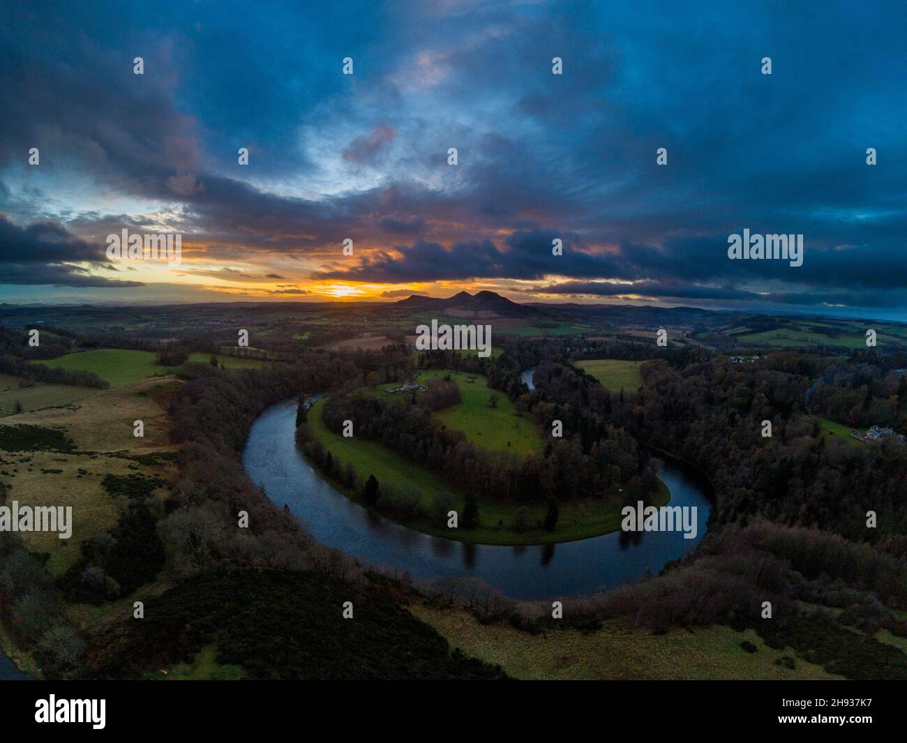 Aerial view scotts view hi-res stock photography and images - Alamy