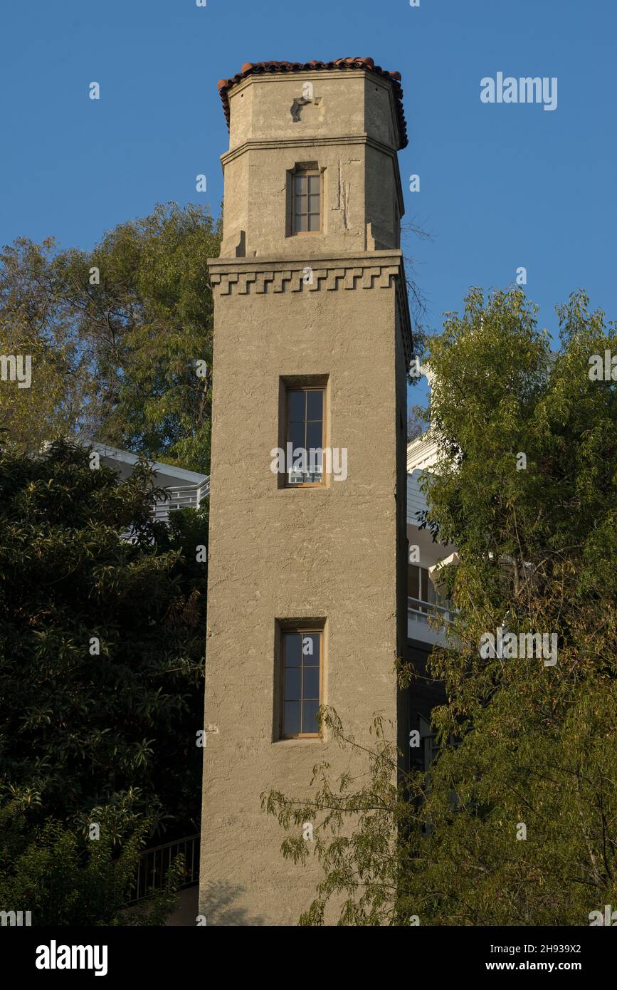 High Tower elevator, Los Angeles Stock Photo