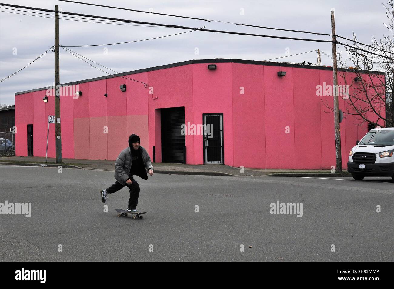 pink skater