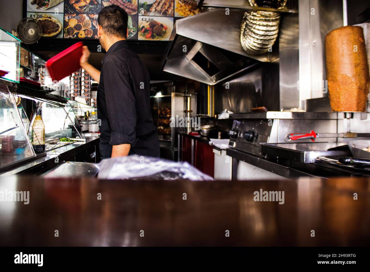 Limassol, Cyprus December 03, 2021 Sham, Lebanese restaurant offering