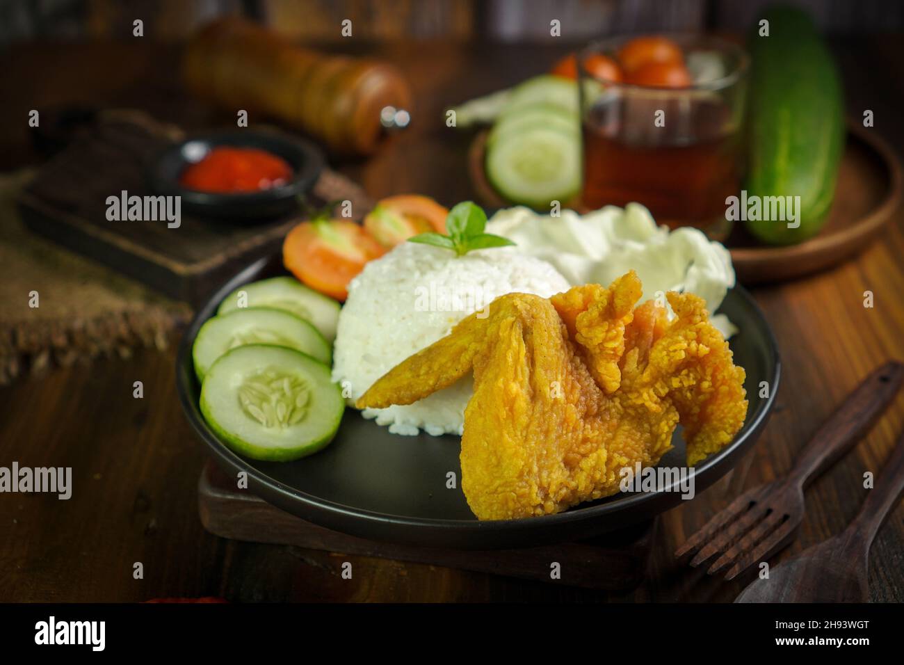 Ayam Geprek Hi Res Stock Photography And Images Alamy