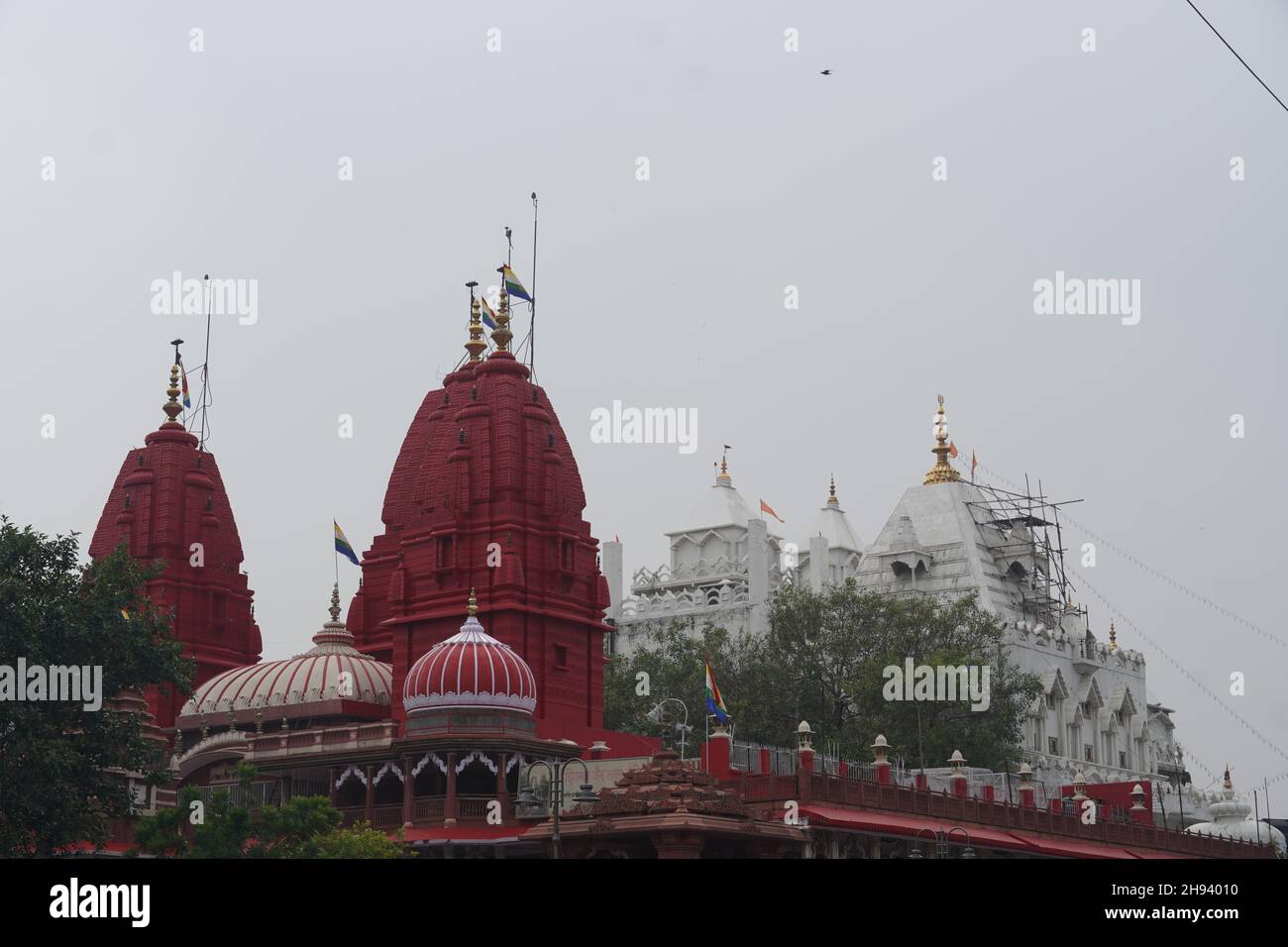 lal mandir at new delhi chandni chowk Stock Photo