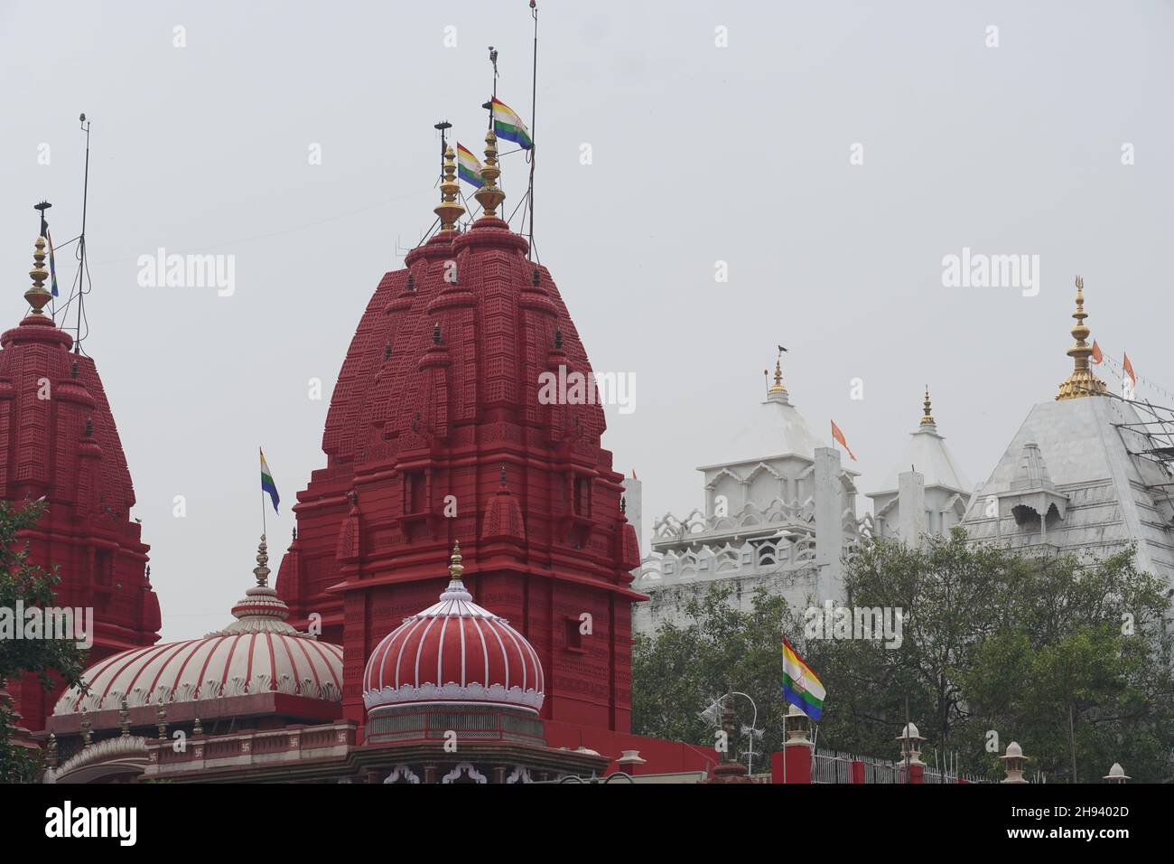 lal mandir at new delhi chandni chowk Stock Photo