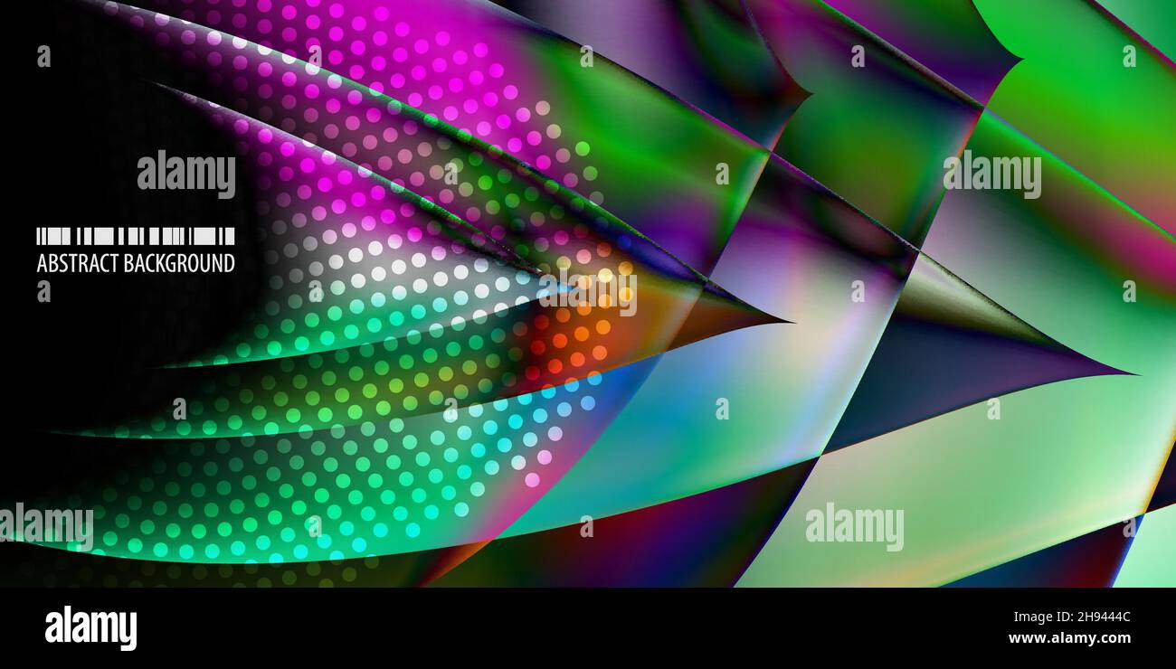 Colorful abstract geometric background template Stock Vector