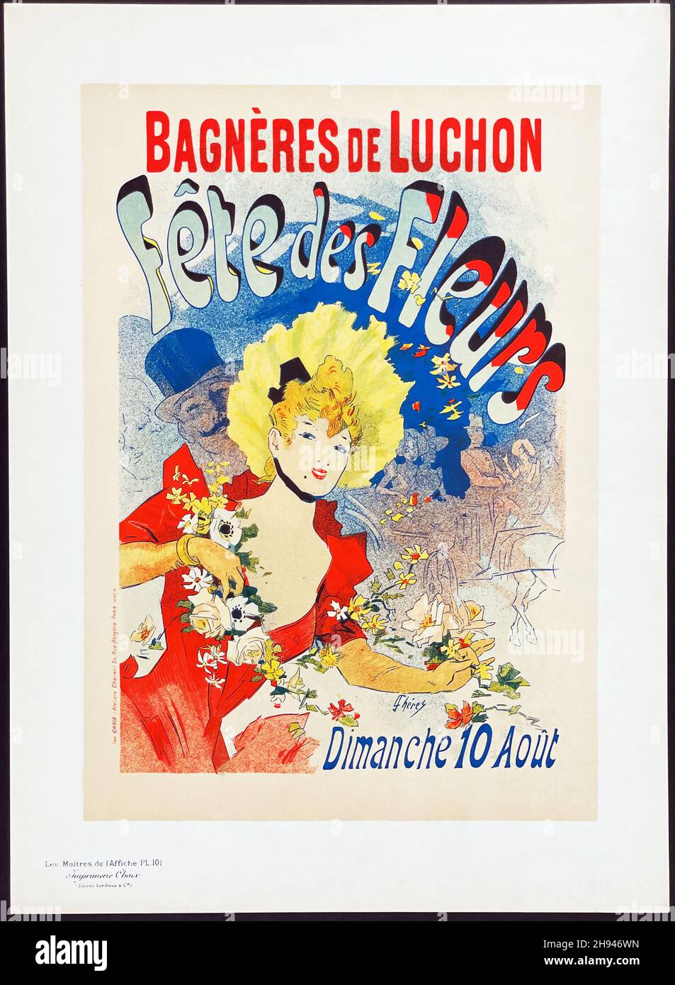 PUBLICITé PARFUM CARON Rf6 - POSTER HQ 40x60cm d'une AFFICHE VINTAGE