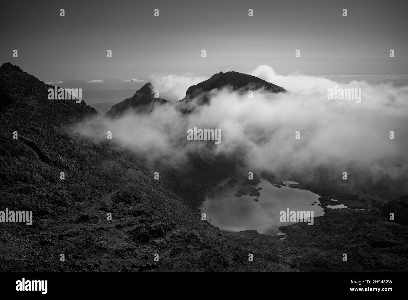 The Cuillin Mountains, Skye Stock Photo