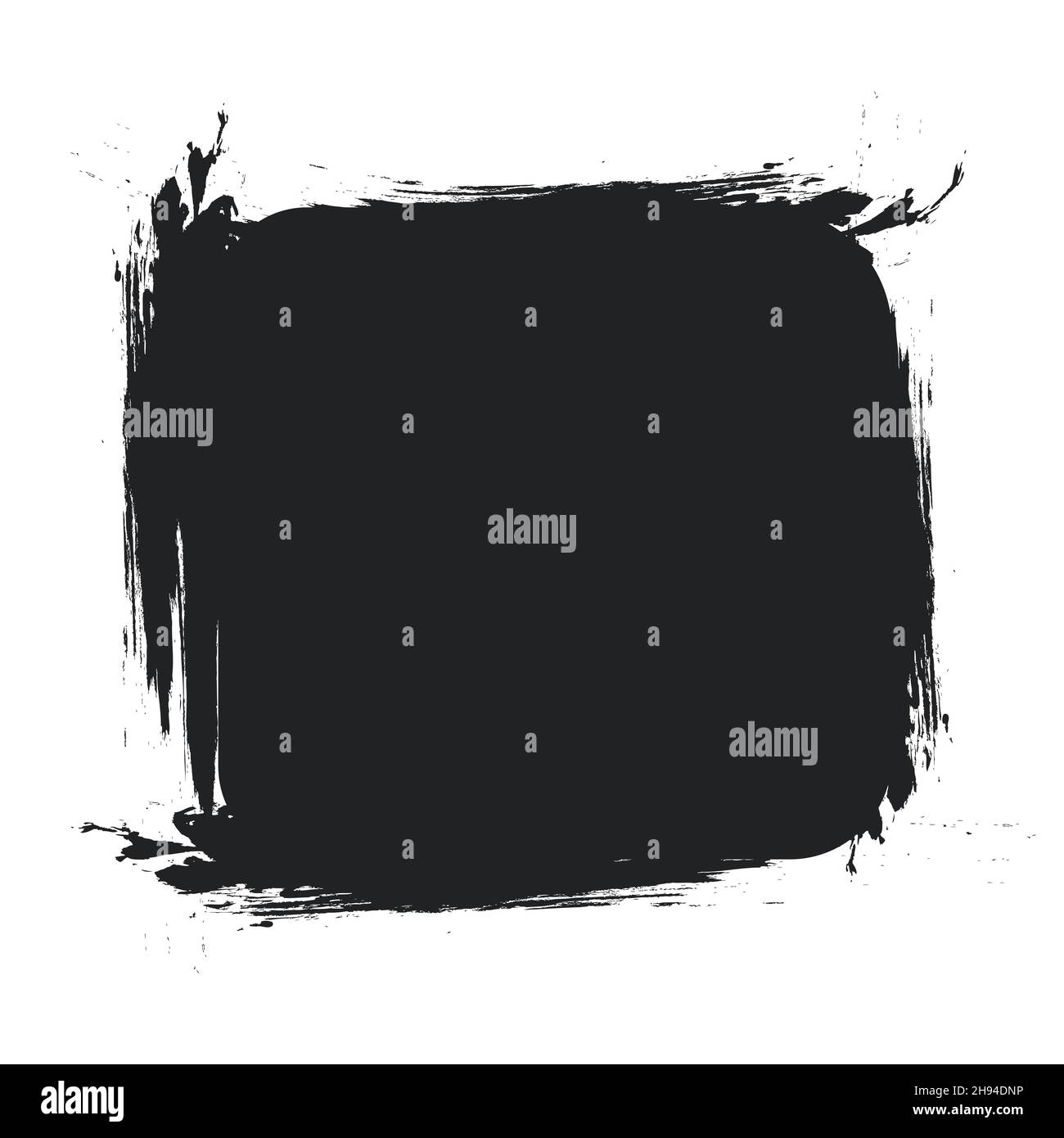 Black brush stroke and texture Background. Stock Vector