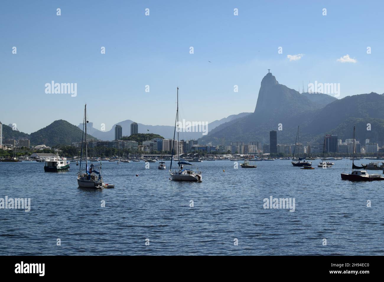 Jesus Christ The Redeemer Rio de Janeiro Stock Photo