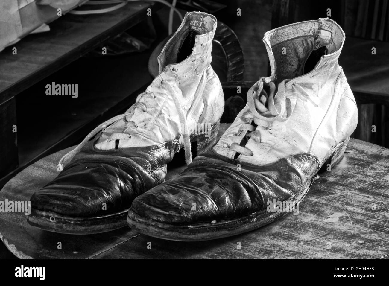 Clowns shoes Black and White Stock Photos & Images - Alamy