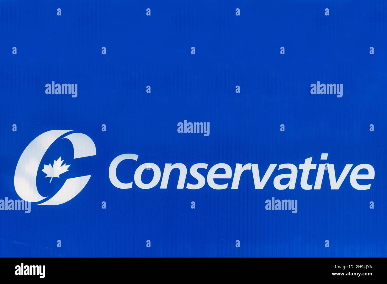 Logo of the Conservative Party of Canada.Nov. 22, 2021 Stock Photo