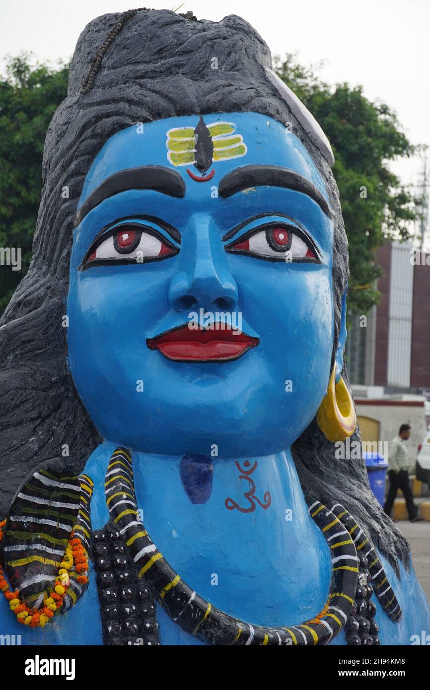 statue of god shiva image Stock Photo Alamy