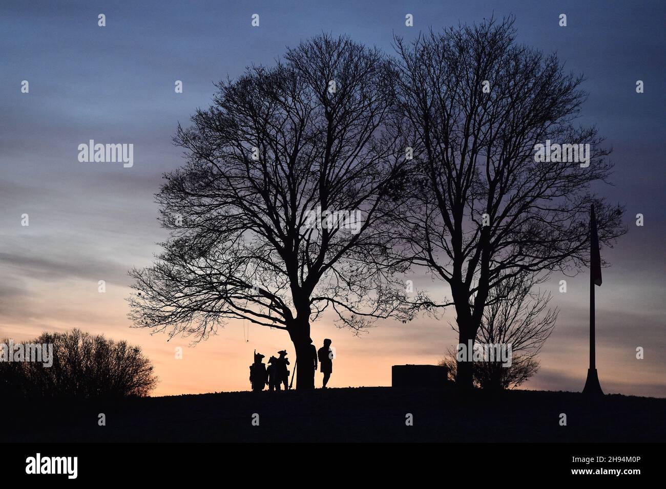 Tvarozna, Czech Republic. 04th Dec, 2021. Enthusiasts commemorated the 216th anniversary of the