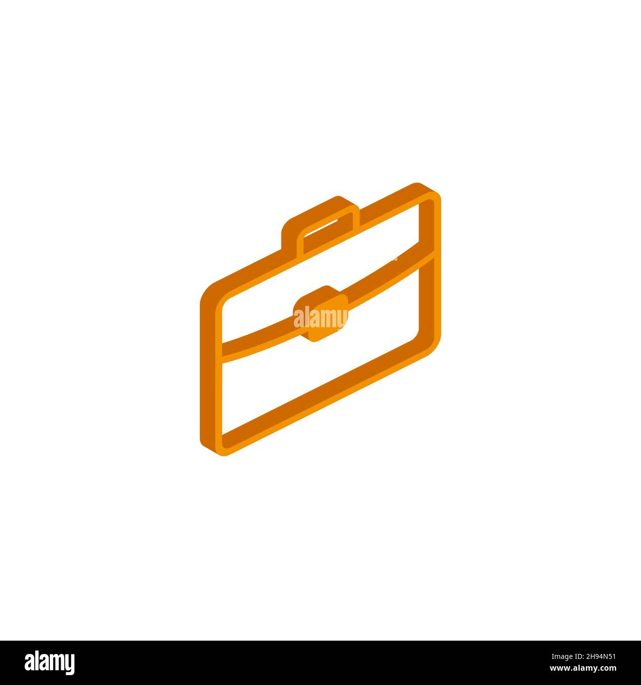 Vector isometric portfolio icon on a white background EPS Stock Vector