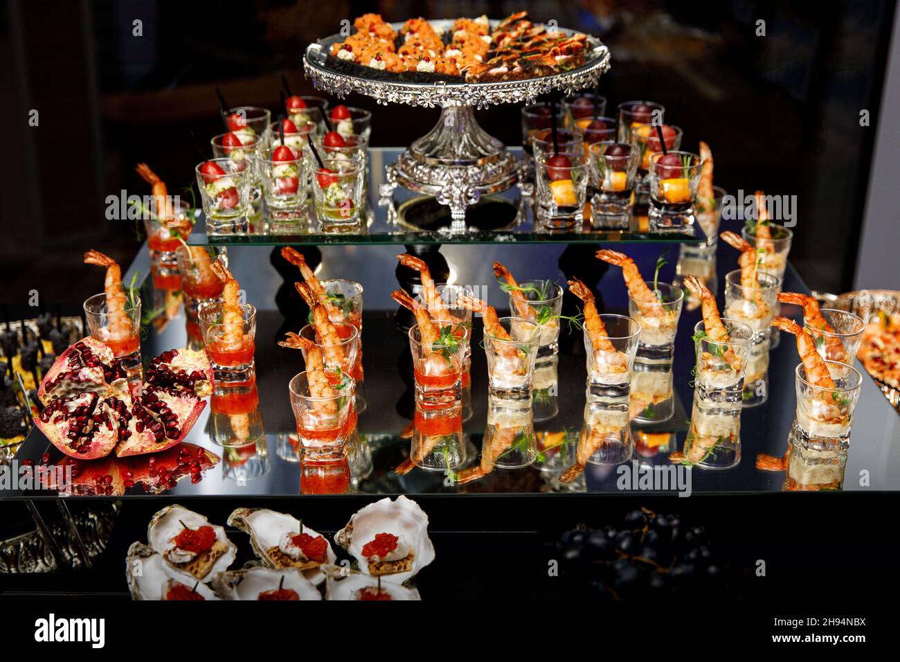 Fancy reception snacks hi-res stock photography and images - Alamy