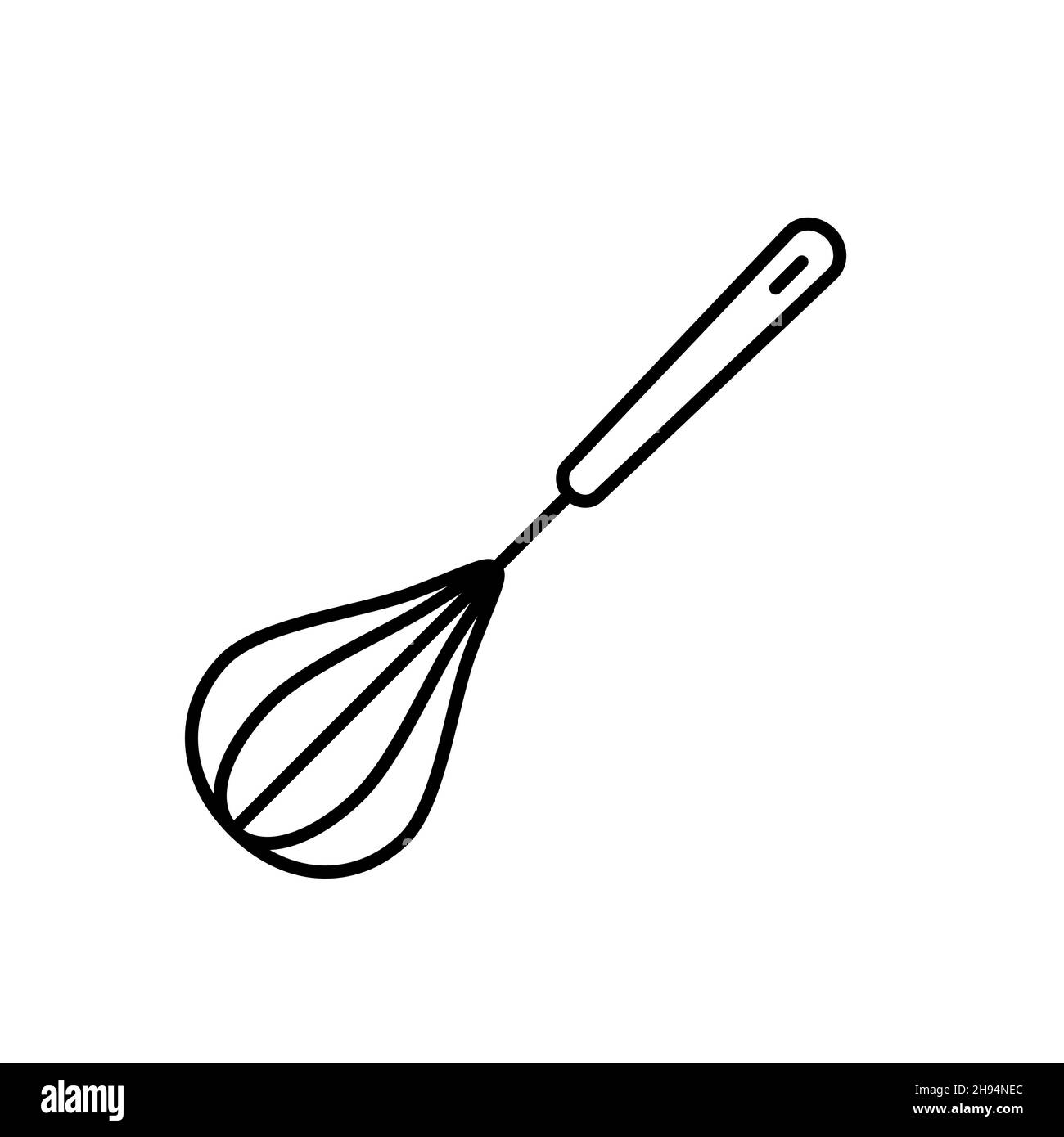 Outline, simple vector corolla icon isolated on white background. eps 10 Stock Vector