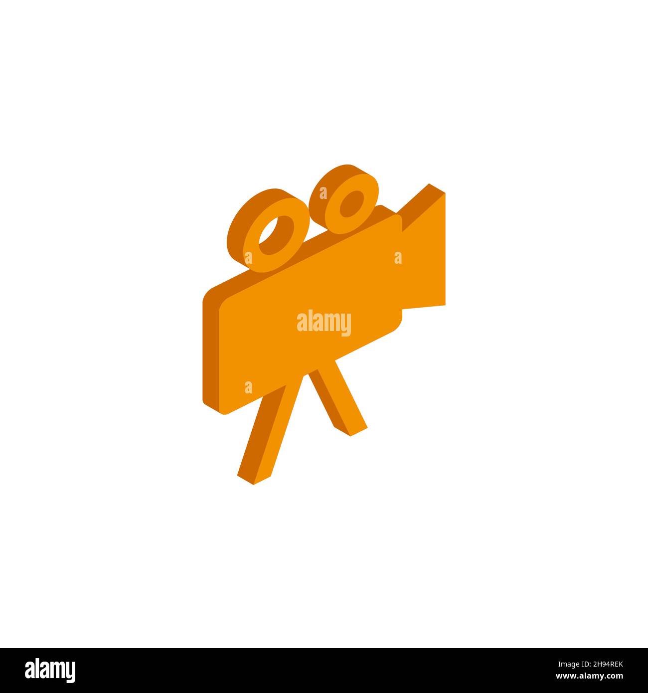 Vector isometric Camcorder icon on a white background eps Stock Vector