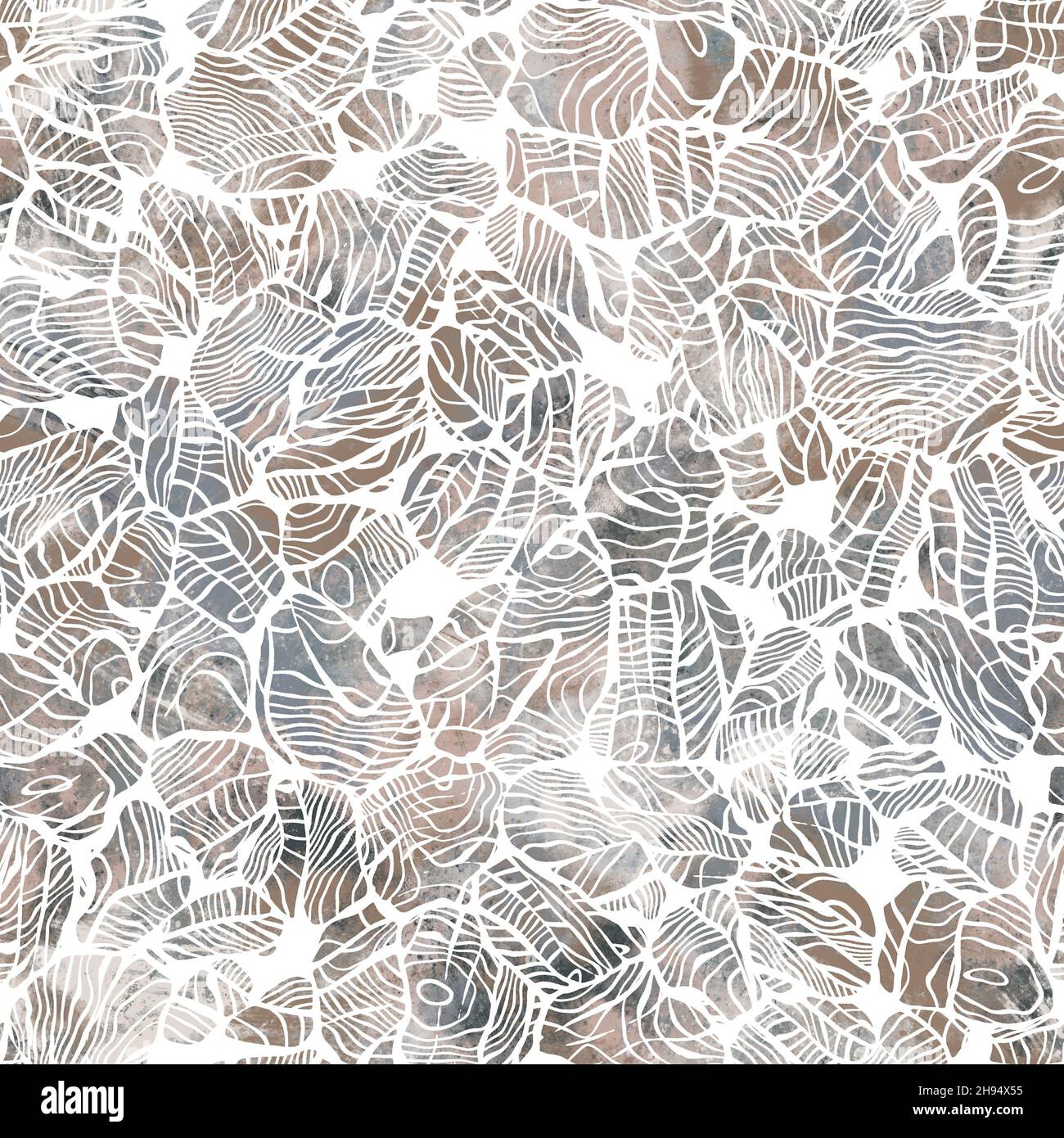 Seamless neutral and white grungy classic abstract surface pattern ...