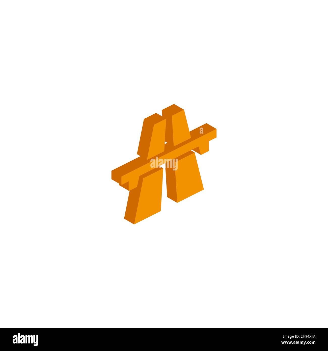 Vector isometric highway icon on a white background eps Stock Vector