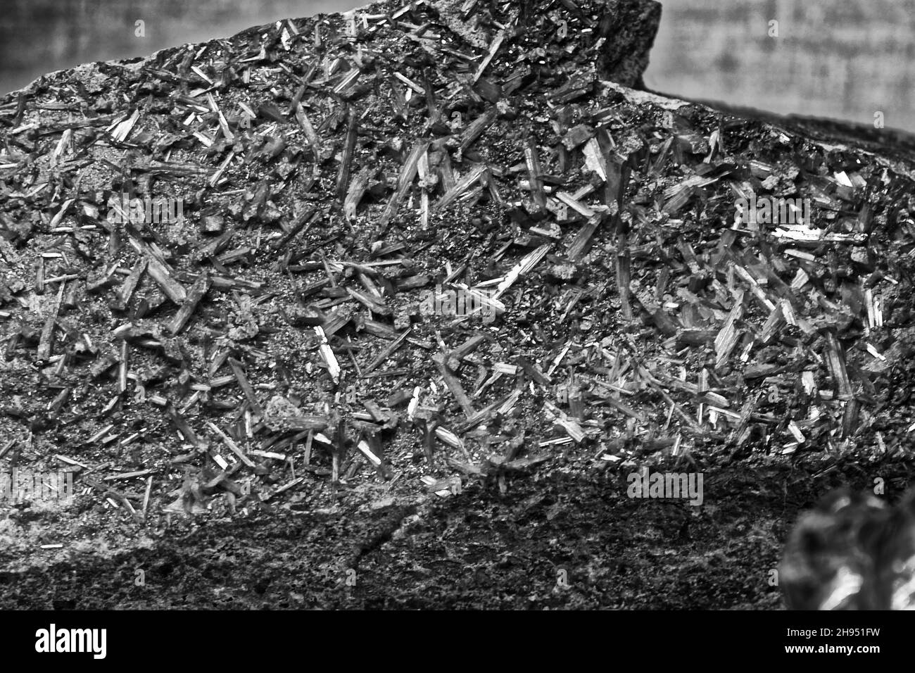 Photo Crocoit,PbCrO4, red lead ore, collection, mineral, chromate class