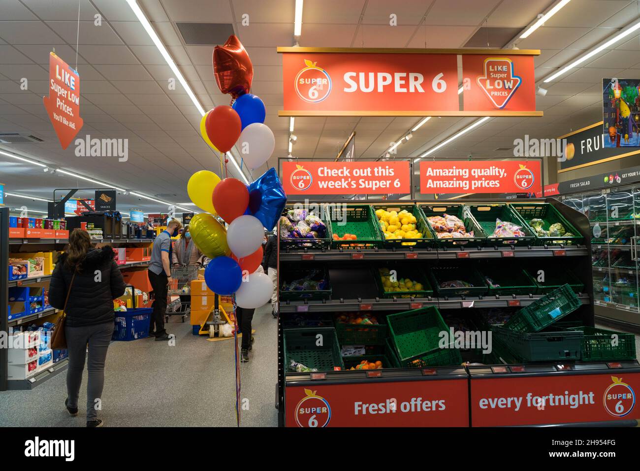 Orpington, London, UK 04 December 2021 Aldi opened its newest store at