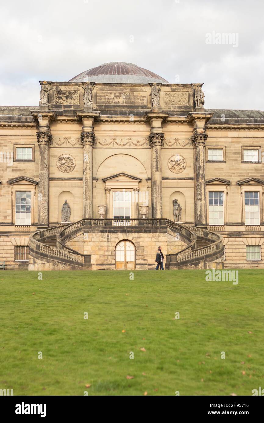 view of Kedleston Hall Derbyshire Stock Photo Alamy