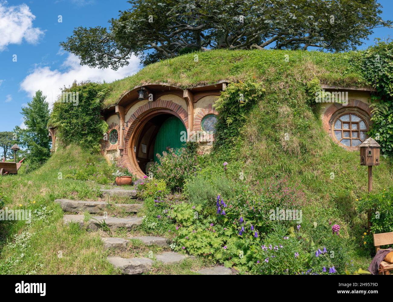 Matamata, New Zealand -11.28.2020 Hobbiton movie set created for ...