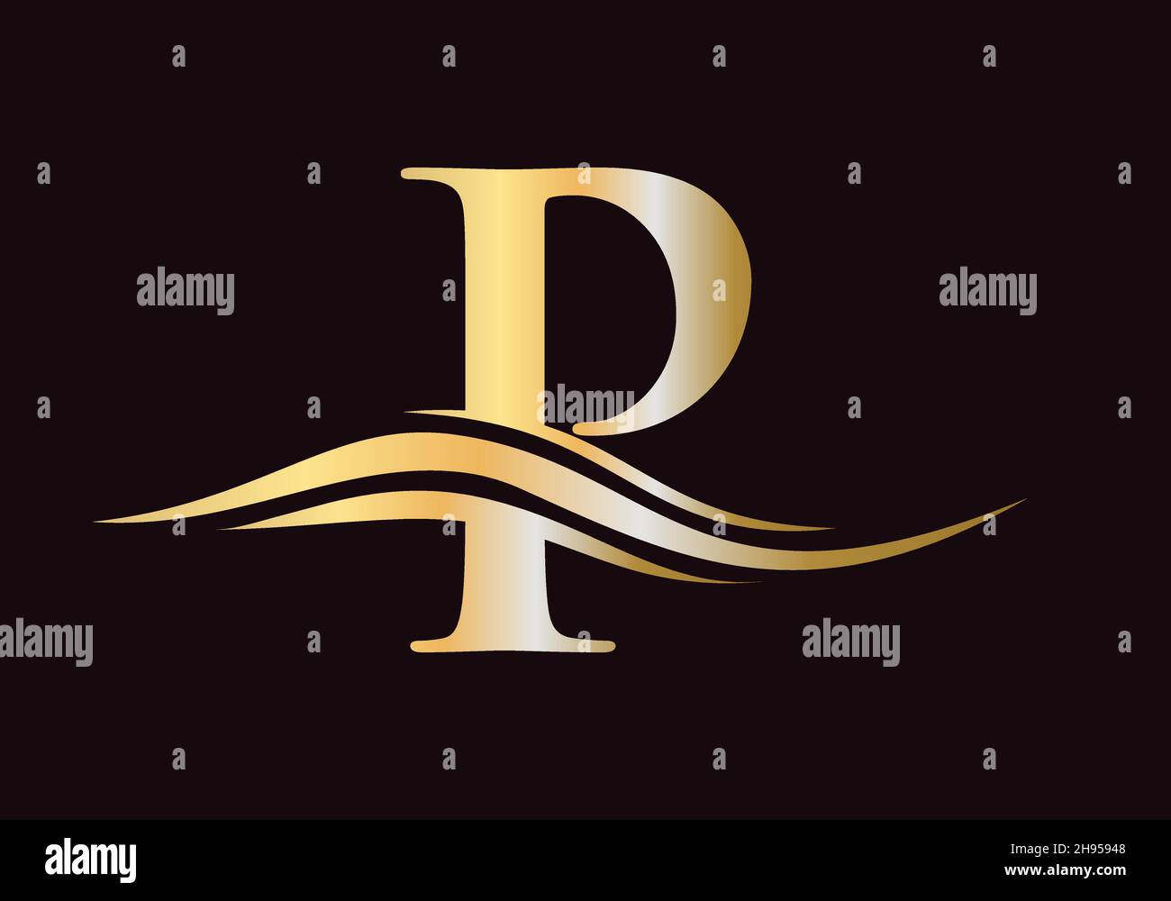 Elegant and stylish P logo design for your company. P letter logo ...