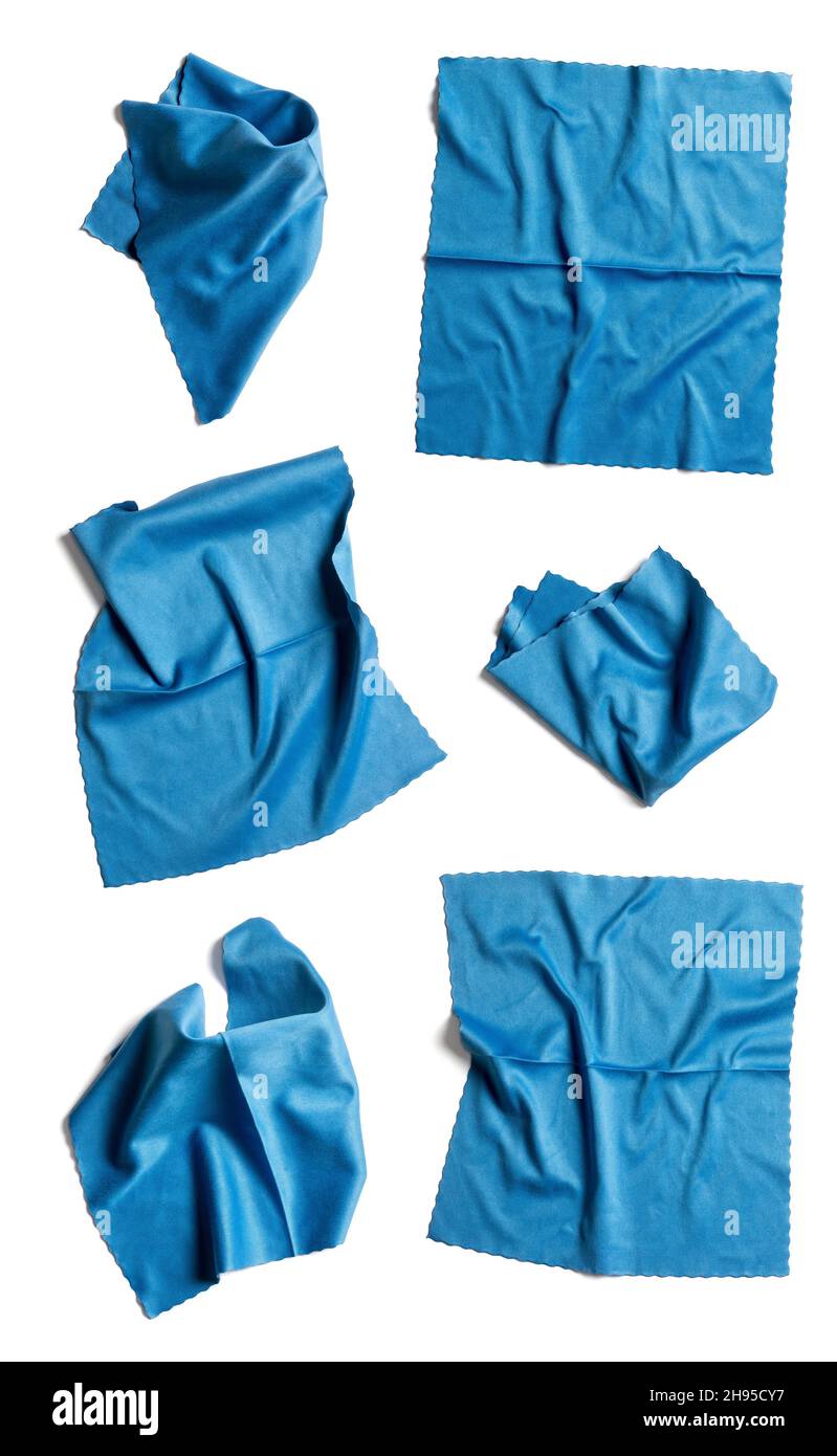 collection of microfiber cloth, soft, attract dust and absorb oil