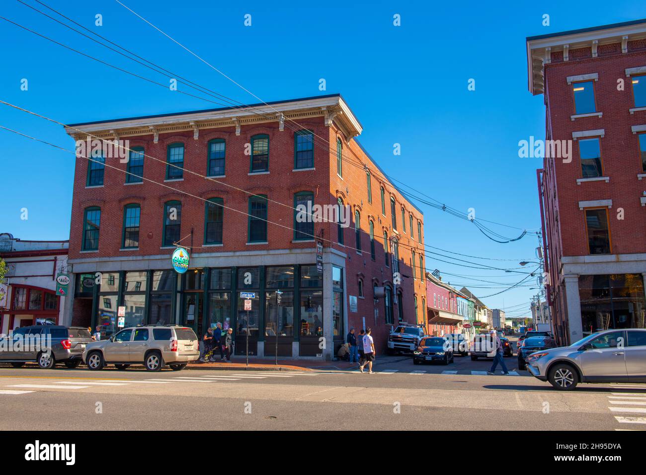 Historic commercial building on 94 Commercial Street at Custom House