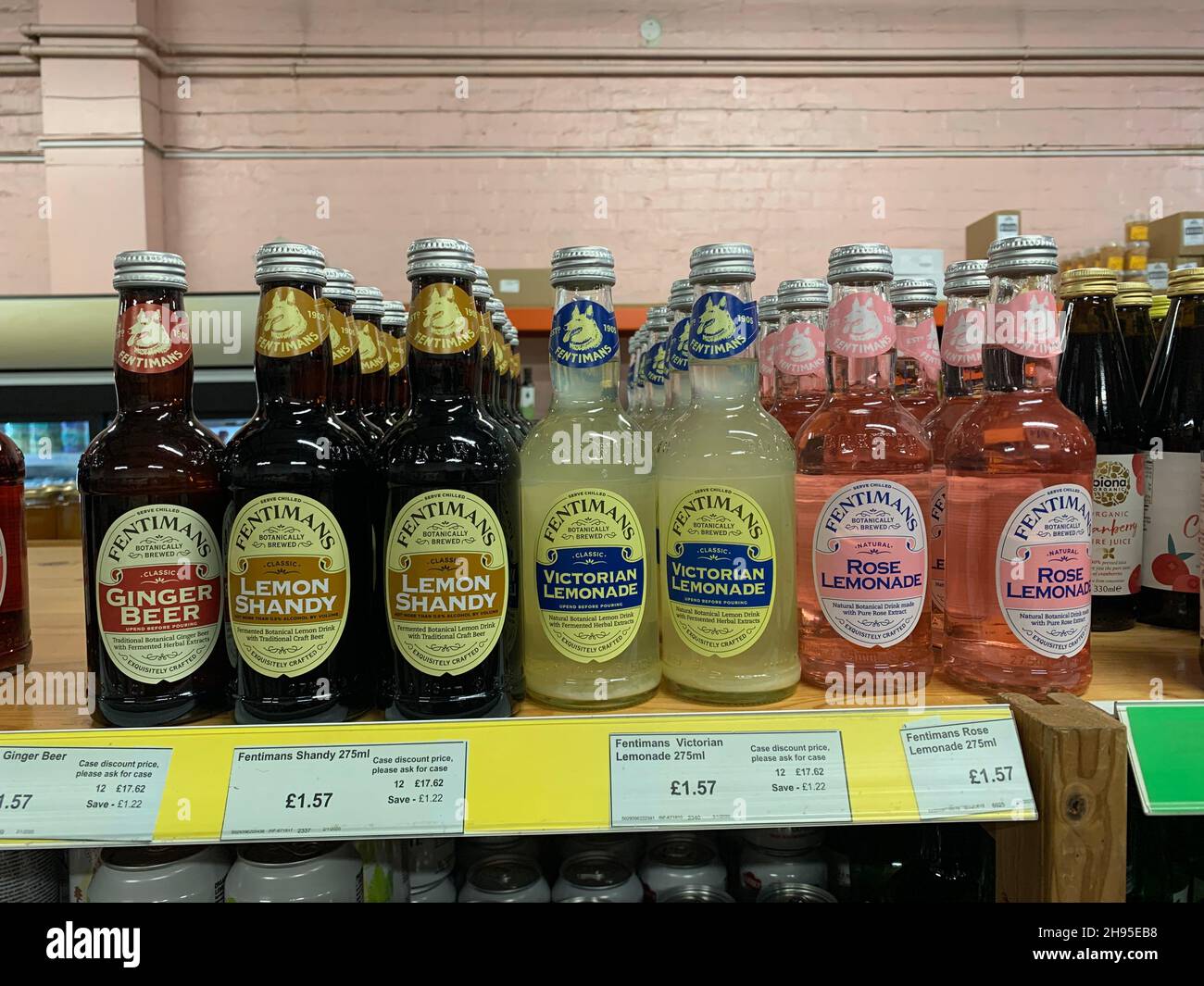 Fentmans at Daily Bread Northampton UK drink drinks bottles bottle