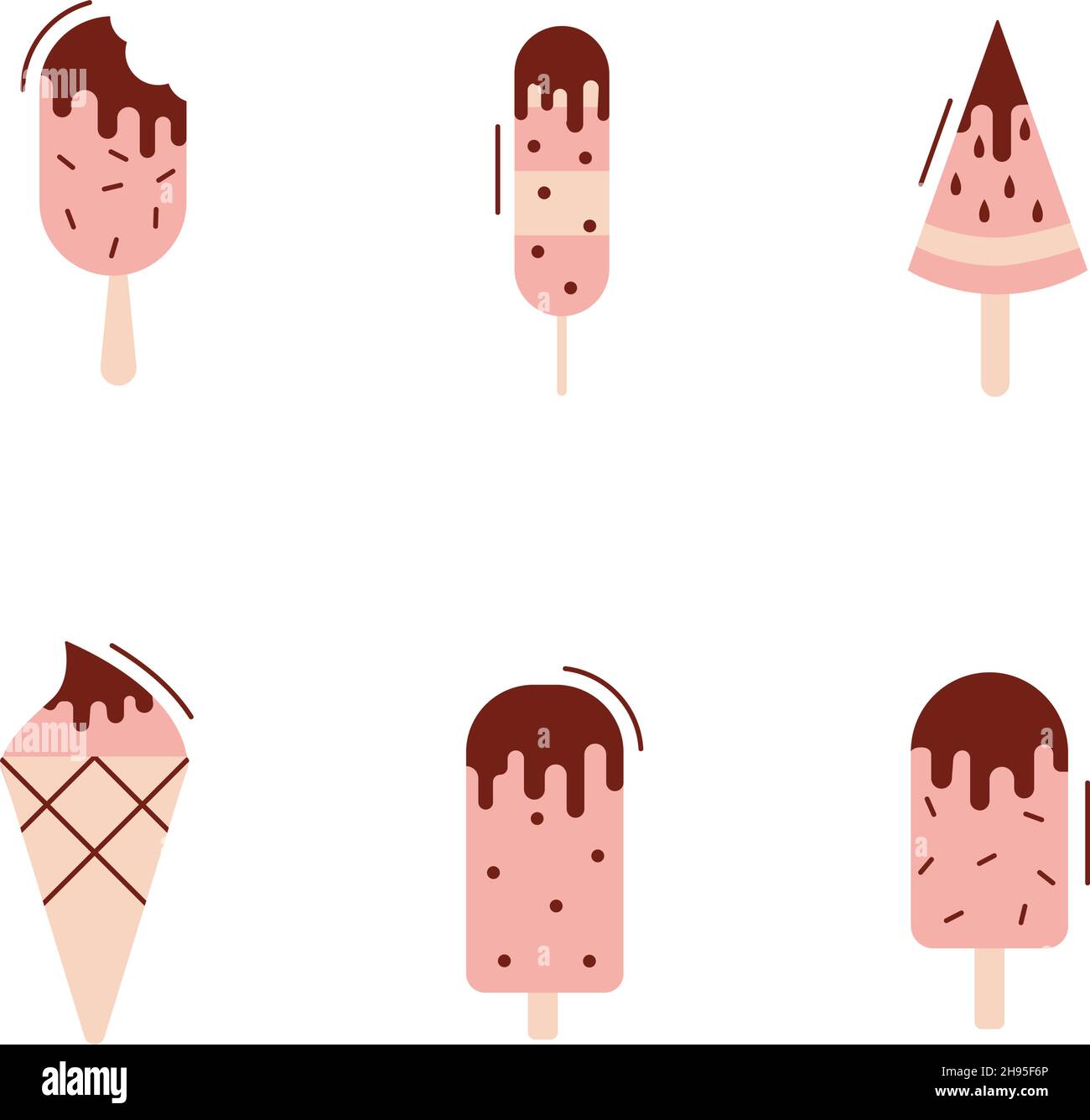 Ice cream vector icon on white background. eps Stock Vector Image & Art ...