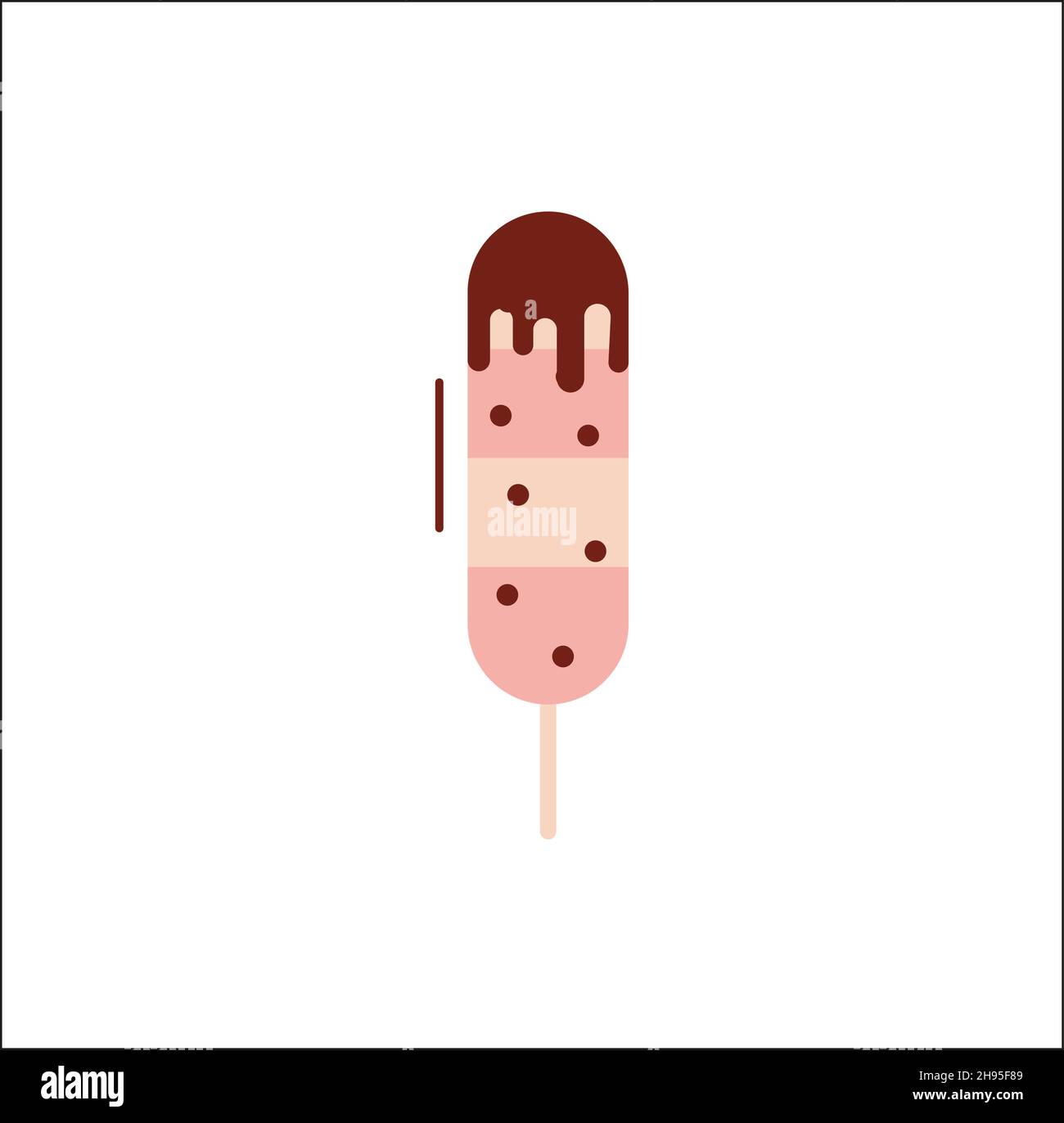 Ice cream vector icon on white background. eps Stock Vector Image & Art ...