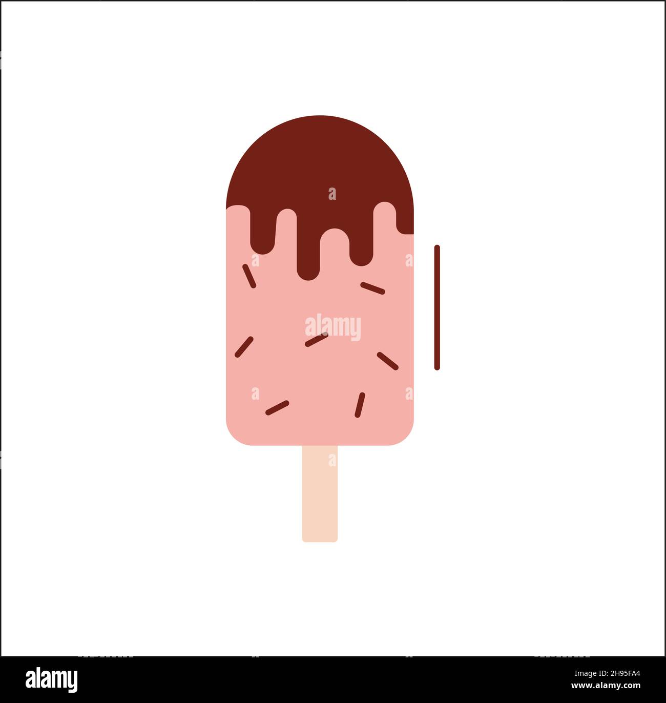 Ice cream vector icon on white background. eps Stock Vector Image & Art ...