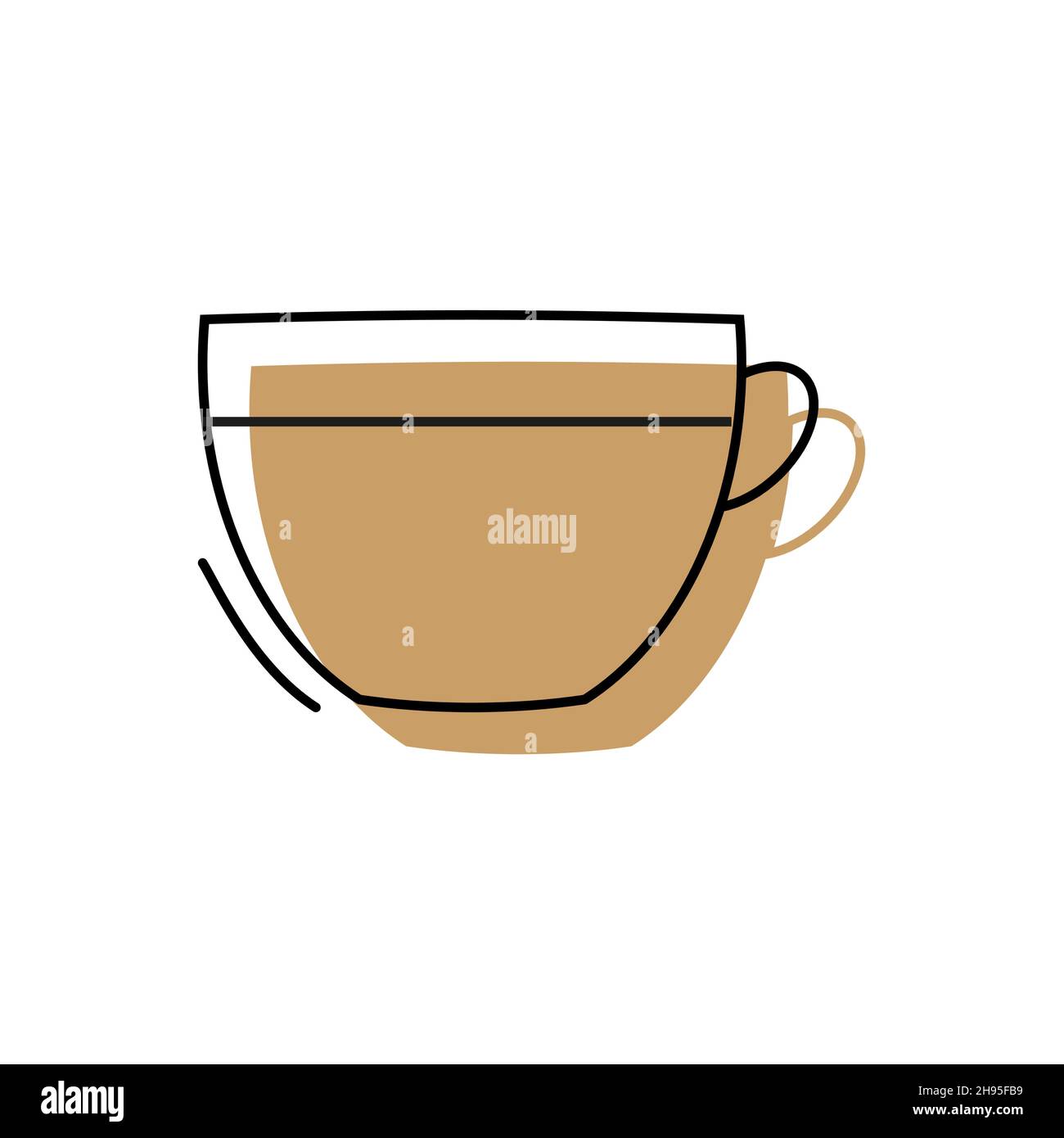 coffee icon line art vector icon on white background eps Stock Vector ...