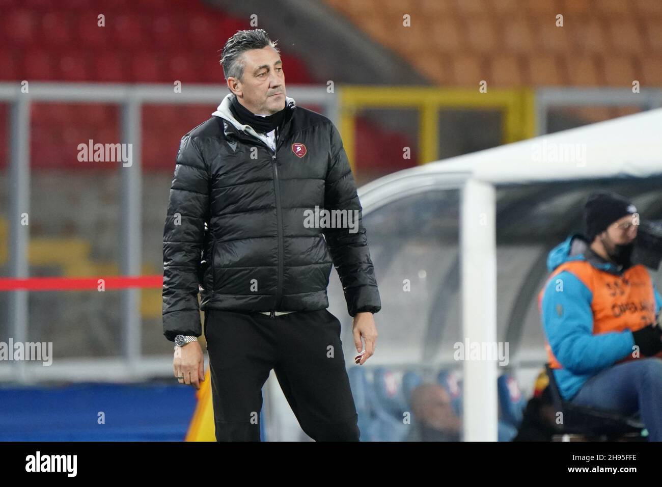 Lecce, Italy. 04th Dec, 2021. coach Alfredo Aglietti (Reggina 1914) during US Lecce vs Reggina 1914, Italian soccer Serie B match in Lecce, Italy, December 04 2021 Credit: Independent Photo Agency/Alamy Live News Stock Photo