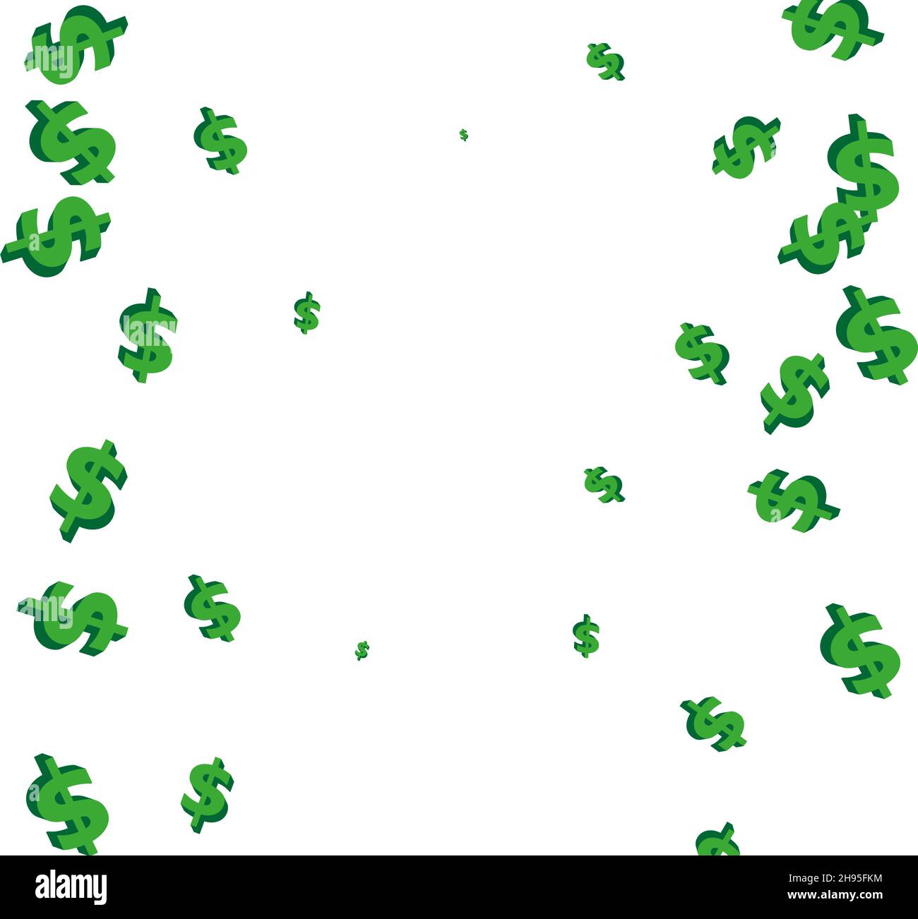 Many 3d golden coins Stock Vector Images - Alamy