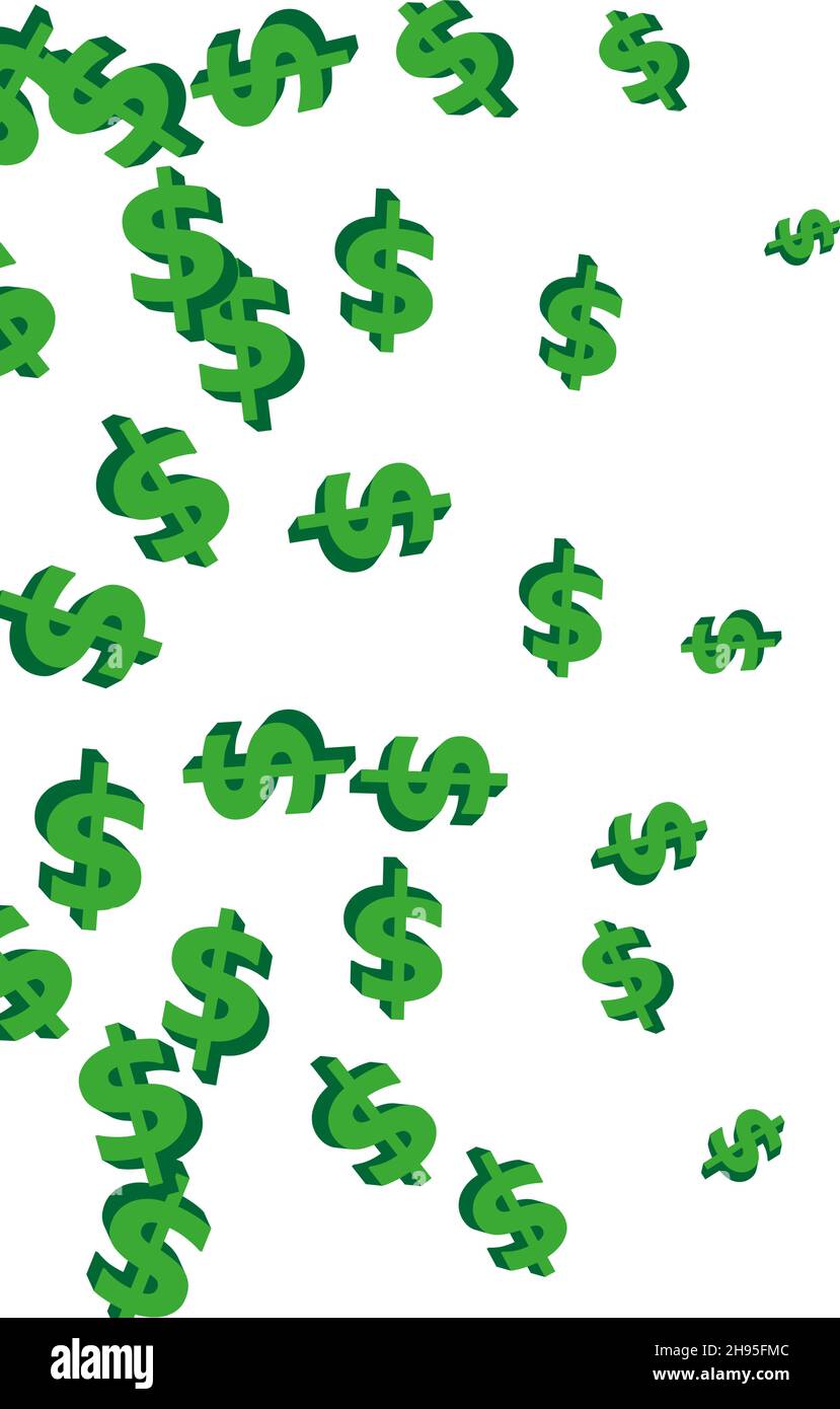 Vector random 3d dollar background eps Stock Vector Image & Art - Alamy