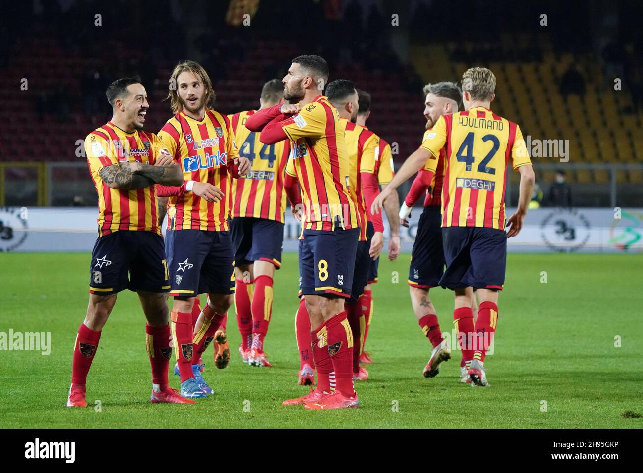 Francesco Di Mariano (US Lecce) celebrates for the championship