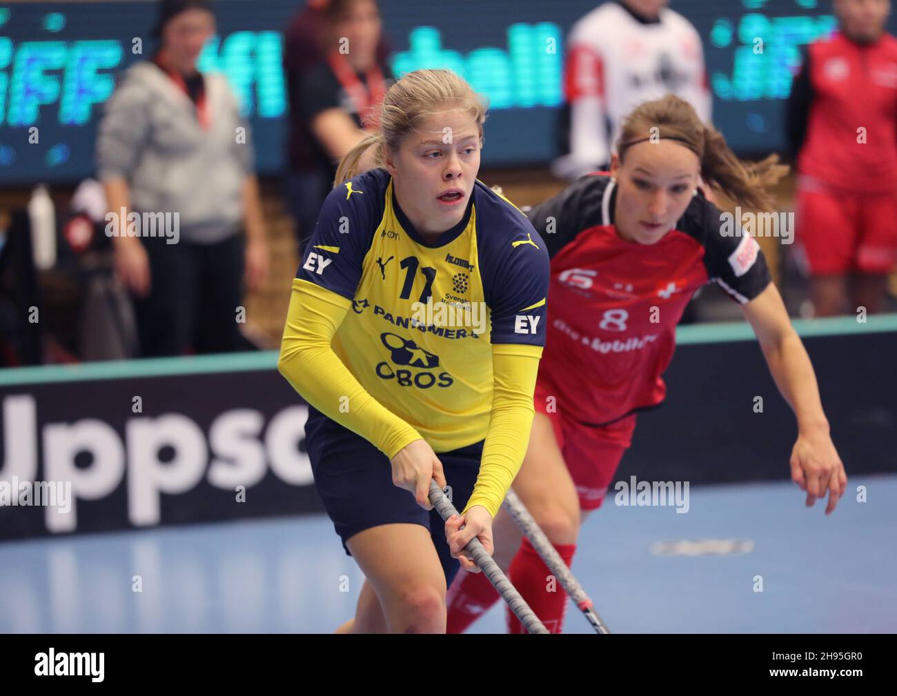 Sweden's Maja Vistrom during the the semifinal between Sweden and